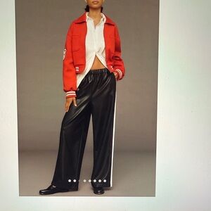 Maeve 🖤 Black Faux Leather pants XL